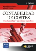 contabilidad de costes: fundamentos y ejercicios resueltos-vicent ferrer-9788496998575 contabilidad de costes: fundamentos y ejercicios resueltos-vicent ferrer-9788496998575