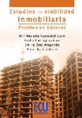 estudios de viabilidad inmobiliaria: problemas basicos-mª manuela carbonell lado-9788499483375 estudios de viabilidad inmobiliaria: problemas basicos-mª manuela carbonell lado-9788499483375