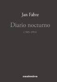 diario nocturno (1985-1991)-jan fabre-9788416868285 diario nocturno (1985-1991)-jan fabre-9788416868285