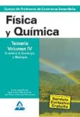 cuerpo de profesores de enseñanza secundaria: fisica y quimica: t emario: volumen iv: quimica ii y geologia y biologia-9788466579285 cuerpo de profesores de enseñanza secundaria: fisica y quimica: t emario: volumen iv: quimica ii y geologia y biologia-9788466579285