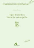 tipos de escrito i: narracion y descripcion-miriam alvarez-9788476351185 tipos de escrito i: narracion y descripcion-miriam alvarez-9788476351185