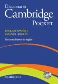 diccionario bilingüe cambridge spanish-english pocket edition (flexi-cover with cd-rom)-9788483234785 diccionario bilingüe cambridge spanish-english pocket edition (flexi-cover with cd-rom)-9788483234785