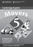 movers 5: cambridge young learners english tests (answer booklet)-9780521693295 movers 5: cambridge young learners english tests (answer booklet)-9780521693295