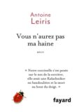 vous n aurez pas ma haine: recit-antoine leiris-9782213701295 vous n aurez pas ma haine: recit-antoine leiris-9782213701295