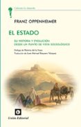 el estado: su historia y evolucion desde un punto de vista sociol ogico-franz oppenheimer-9788472096295 el estado: su historia y evolucion desde un punto de vista sociol ogico-franz oppenheimer-9788472096295
