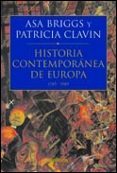 historia contemporanea de europa, 1789-1989-asa briggs-patricia clavin-9788484321095 historia contemporanea de europa, 1789-1989-asa briggs-patricia clavin-9788484321095