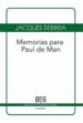 memorias para paul de man-9788497846295 memorias para paul de man 9788497846295