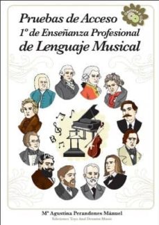 Portada de PRUEBAS DE ACCESO 1º DE ENSAÑANZA PROFESIONAL DE LENGUAJE MUSICAL