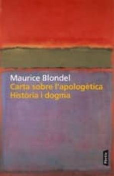 Portada de CARTA SOBRE L'APOLOGETICA. HISTORIA I DOGMA