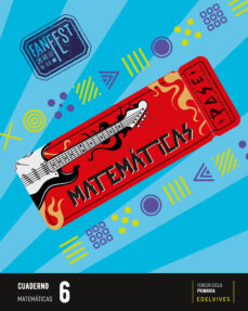 Portada de MATEMATICAS 6º EDUCACION PRIMARIA PROYECTO FANFEST LINEA 2 CUADERNO