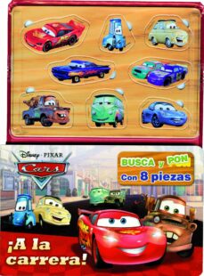 Portada de CARS. BUSCA Y PON ¡ A LA CARRERA !