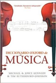 Portada de DICCIONARIO OXFORD DE MUSICA