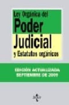 Portada de LEY ORGANICA DEL PODER JUDICIAL Y ESTATUTOS ORGANICOS (23ª ED.)