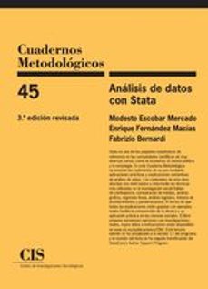 Portada de ANALISIS DE DATOS CON STATA