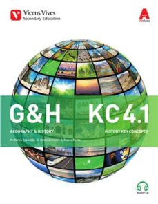 Portada de G&H KC4. HISTORY KEY CONCEPTS. BOOK 1, 2 AND CD 1, 2. (3D CLASS) 4º ESO SOCIALES INGLES