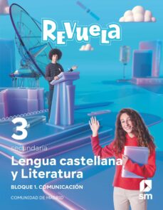 Portada de LENGUA CASTELLANA 3º ESO COMUNICACION PROYECTO REVUELA MADRID ED 2022