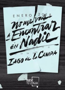 Portada de NO ME VAS A ENCONTRAR EN NADIE