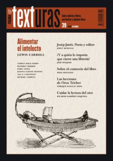 Portada de TEXTURAS 39: EL ECOSISTEMA DEL LIBRO