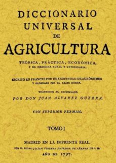 Portada de DICCIONARIO UNIVERSAL DE AGRICULTURA (TOMO 5)