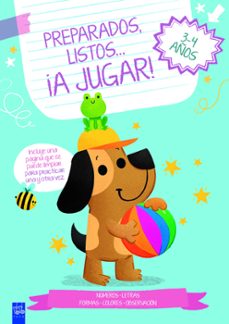 Portada de PREPARADOS, LISTOS... ¡A JUGAR! 3-4 AÑOS AZUL