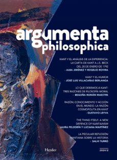 Portada de ARGUMENTA PHILOSOPHICA 2024/2