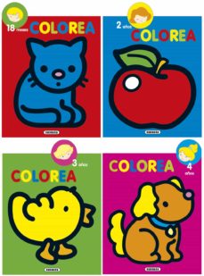 Portada de COLOREA POR EDADES (4 TTULOS)