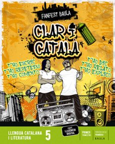 Portada de LLENGUA CATALANA 5º PRIMARIA LLIBRE DE L ALUMNE PROYECTO FANFEST