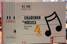 Portada de CUADERNO DE MUSICA. ANOTA TU MUSICA Y REPASA 4º PRIMARIA