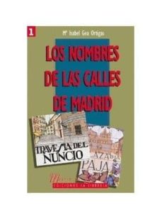 Portada de LOS NOMBRES DE LAS CALLES DE MADRID