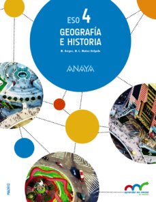 Portada de GEOGRAFIA E HISTORIA 4º ESO SEGUNDO CICLO MADRID APRENDER ES CREC ER EN CONEXION