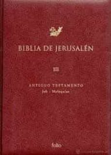 Portada de ANTIGUO TESTAMENTO (JOB-MALAQUIAS). BIBLIA DE JERUSALEN. III