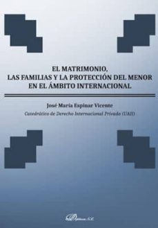 Portada de EL MATRIMONIO, LAS FAMILIAS Y LA PROTECCION DEL MENOR EN EL AMBITO INTERNACIONAL