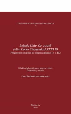 Portada de LEIPZIG UNIV. OR. 1059B (OLIM CODEX TISCHENDORF XXXI B). FRAGMENTO SINAITICO DE ORIGEN ANDALUSI