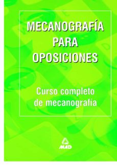 Descargar MECANOGRAFIA PARA OPOSICIONES gratis pdf - leer online