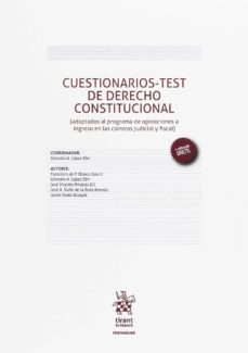 Portada de CUESTIONARIOS TEST DE DERECHO CONSTITUCIONAL