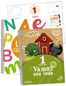 Portada de VAMOS CON TODO 1º EDUCACION PRIMARIA  PRIMER TRIMESTRE + PUNTO DE LECTURA 1 + MATERIAL MANIPULATIVO OPERACION MUNDO                COMUNIDAD VALENCIANA