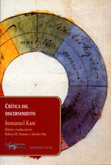 Portada de CRITICA DEL DISCERNIMIENTO