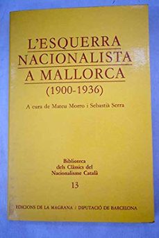 Portada de ESQUERRA NACIONALISTA A MALLORCA (1900-1936), L