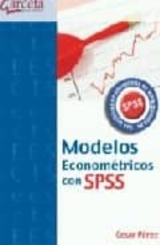 Portada de MODELOS ECONOMETRICOS CON SPSS