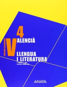 Portada de VALENCIA: LLENGUA I LITERATURA 4.EDUCACIO SECUNDARIA OBLIGATORIA SEGON CICLE