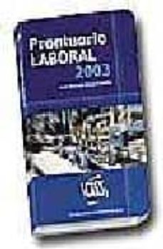 Portada de PRONTUARIO LABORAL 2003
