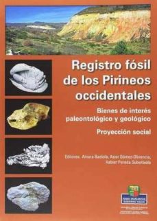 Portada de REGISTRO FOSIL DE LOS PIRINEOS OCCIDENTALES.. BIENES DE INTERES PALEONTOLOGICO Y GEOLOGICO. PRO