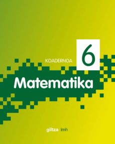 Portada de 6 KOADERNOA MATEMATIKA 2 PIXEL