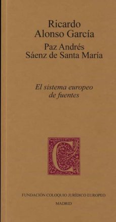 Portada de SISTEMA EUROPEO DE FUENTES