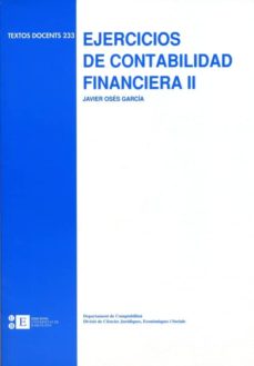 Portada de EJERCICIOS DE CONTABILIDAD FINANCIERA II