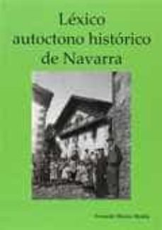 Portada de LEXICO AUTOCTONO HISTORICO DE NAVARRA