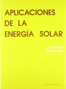 Portada de APLICACIONES DE LA ENERGIA SOLAR