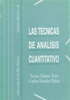 Portada de LAS TECNICAS DE ANALISIS CUANTITATIVO: PRACTICAS DE ESTRUCTURA ECONOMICA, LAS TECNICAS DE ANALISIS CUANTITATIVO