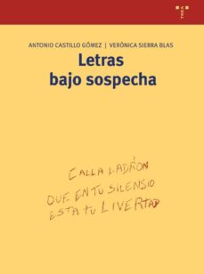 Portada de LETRAS BAJO SOSPECHA