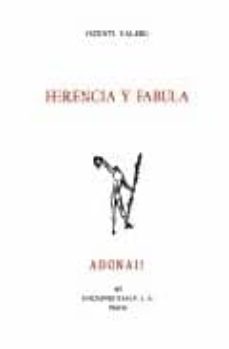 Portada de HERENCIA Y FABULA